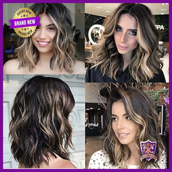 Short Curly Lace Front Wig, Human Hair, Heat Resistant, Glueless, 14 Inch main image 7